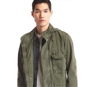 Green Button Zip Jacket